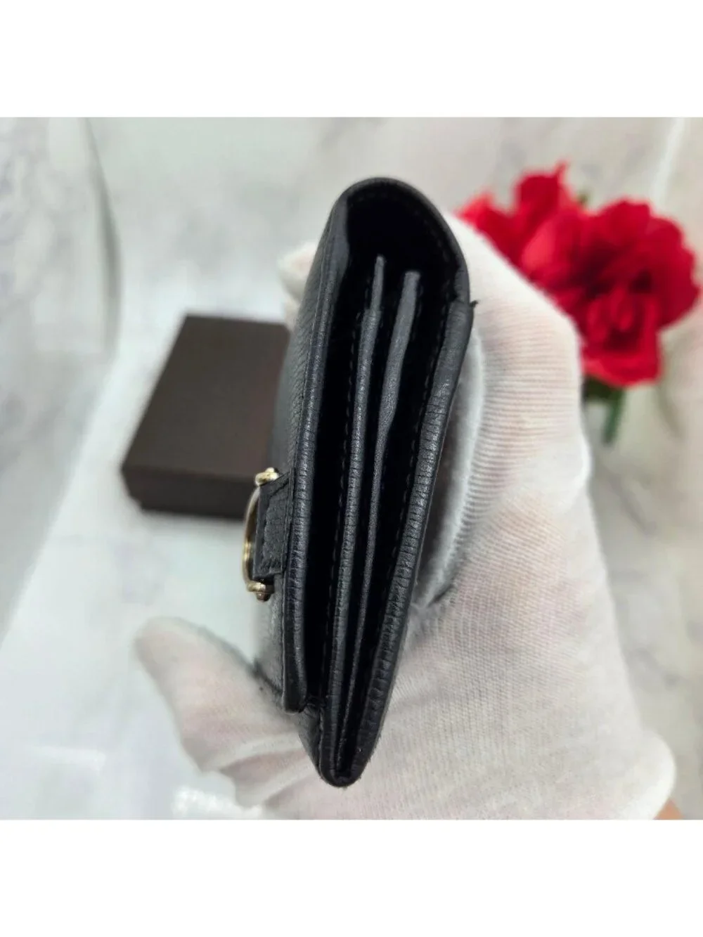 Gucci Wallet Belt Black